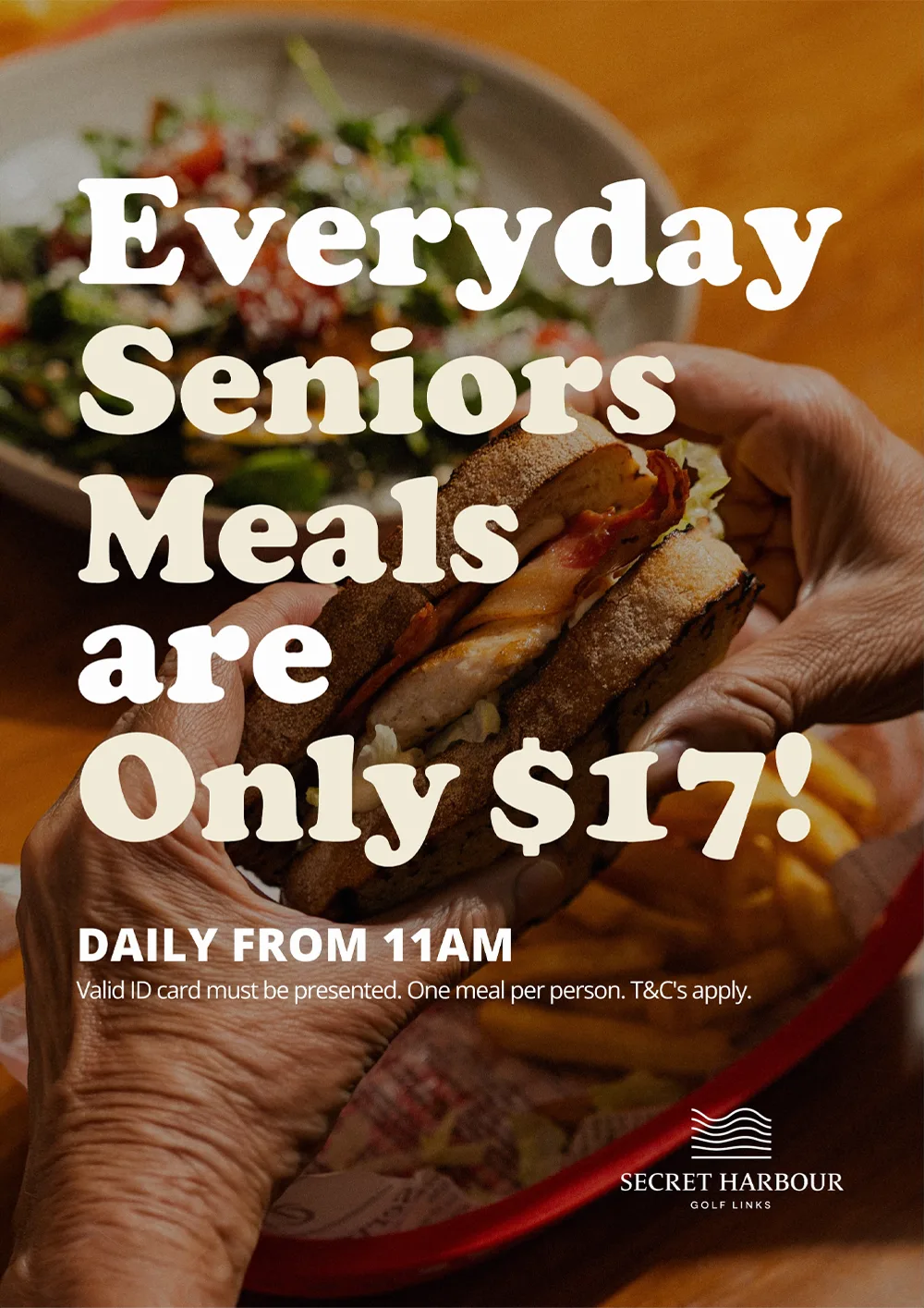 Senior Menu at Secrets