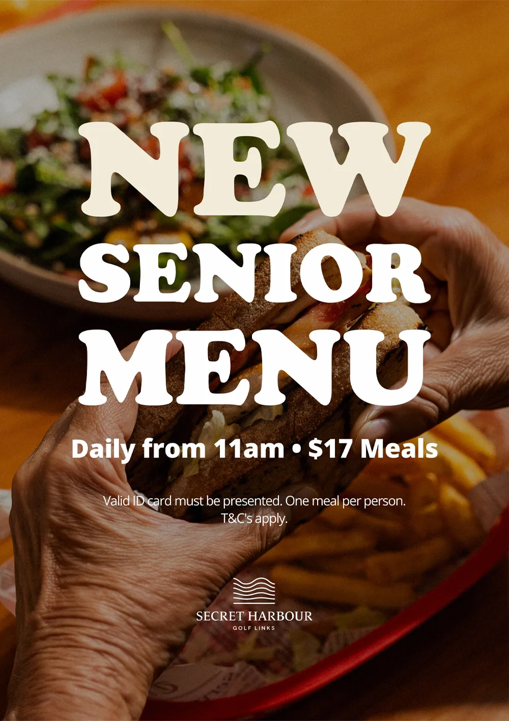 Senior Menu at Secrets