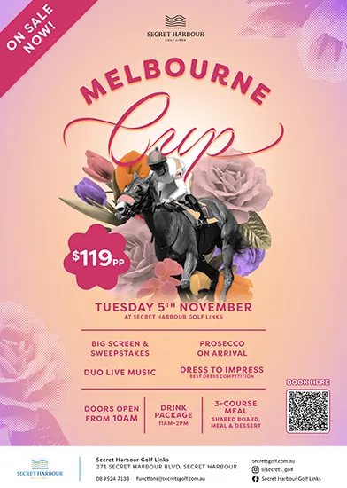 Melbourne Cup 2024 Celebration at Secret Harbour Golf Links